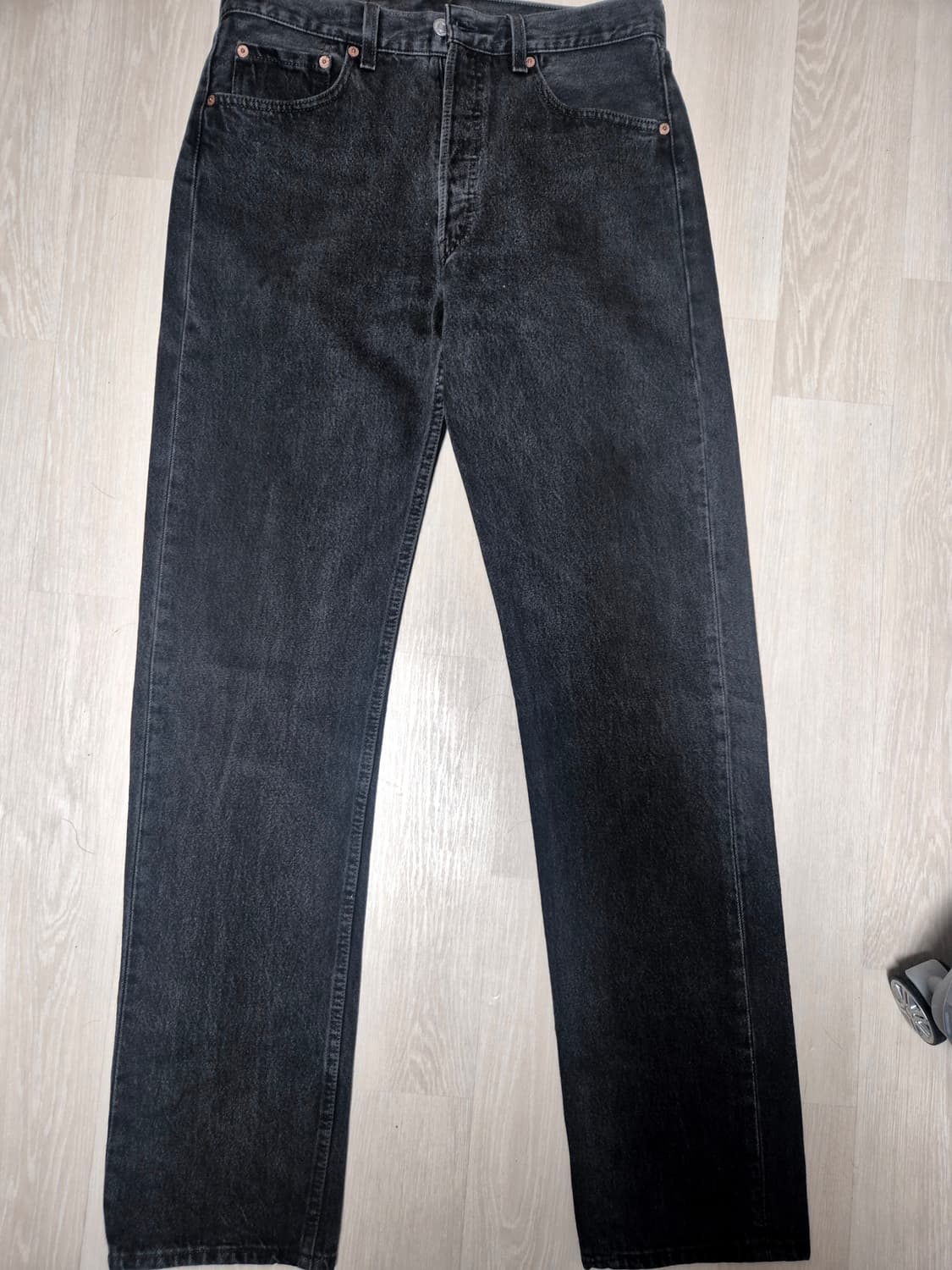 90s usa 리바이스 501 501-0660 흑청 상품이미지1