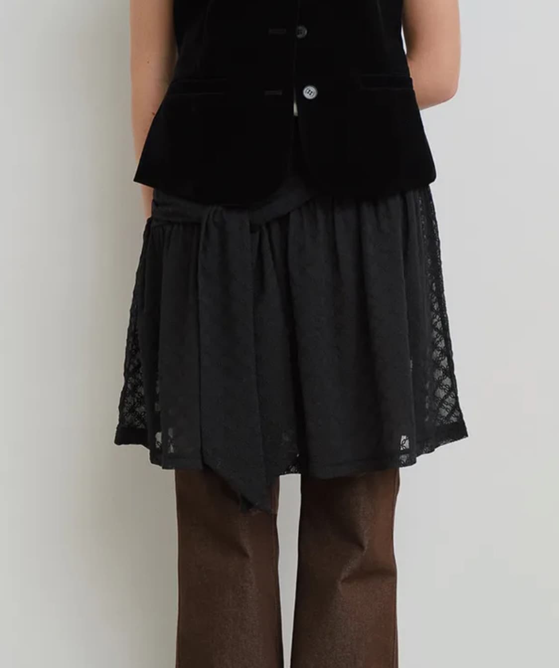버뮬라 레이스 레이어드 스커트 상품이미지2