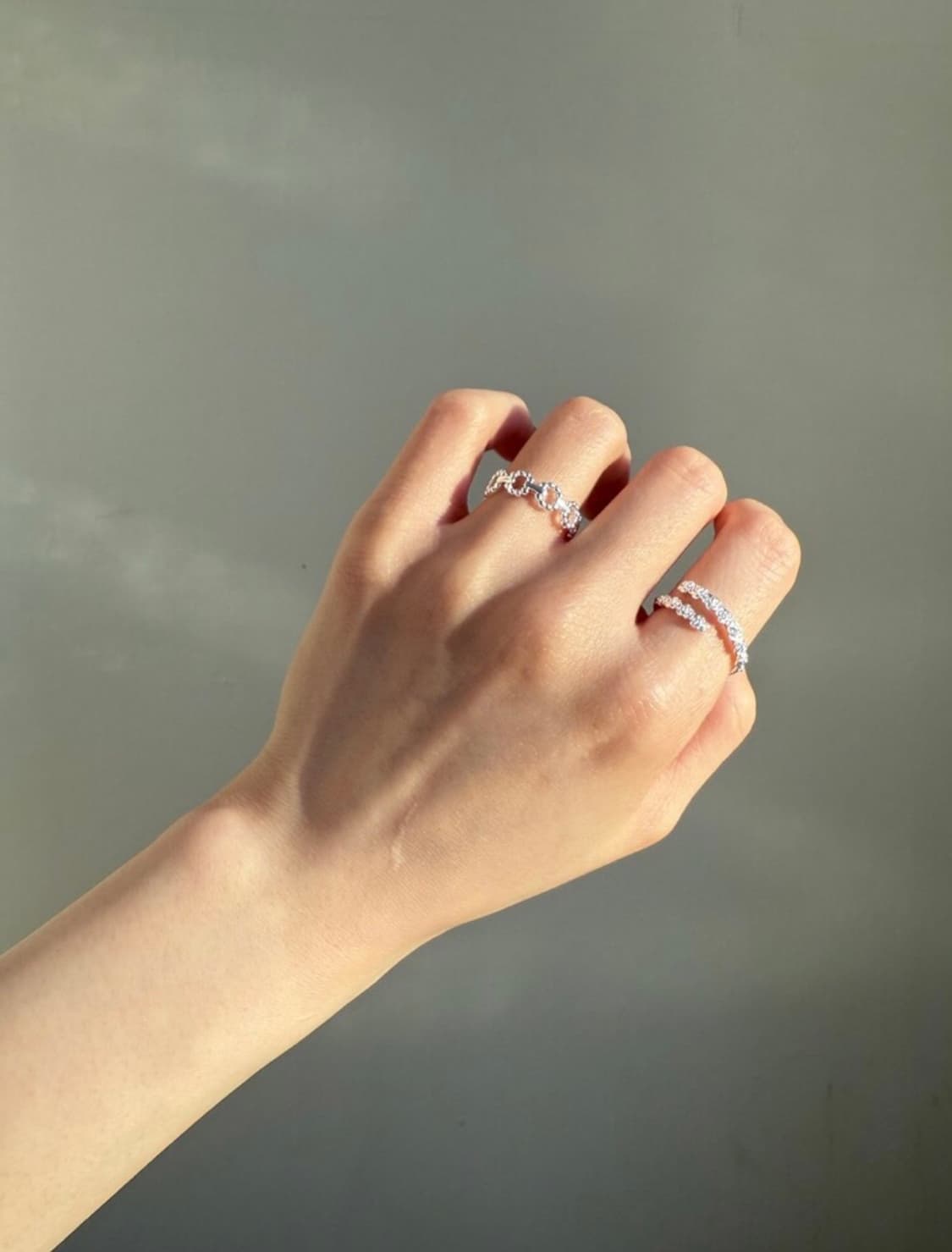 <새상품>실버925 로즈 오픈링 은반지 실버반지 빈티지링 상품이미지6