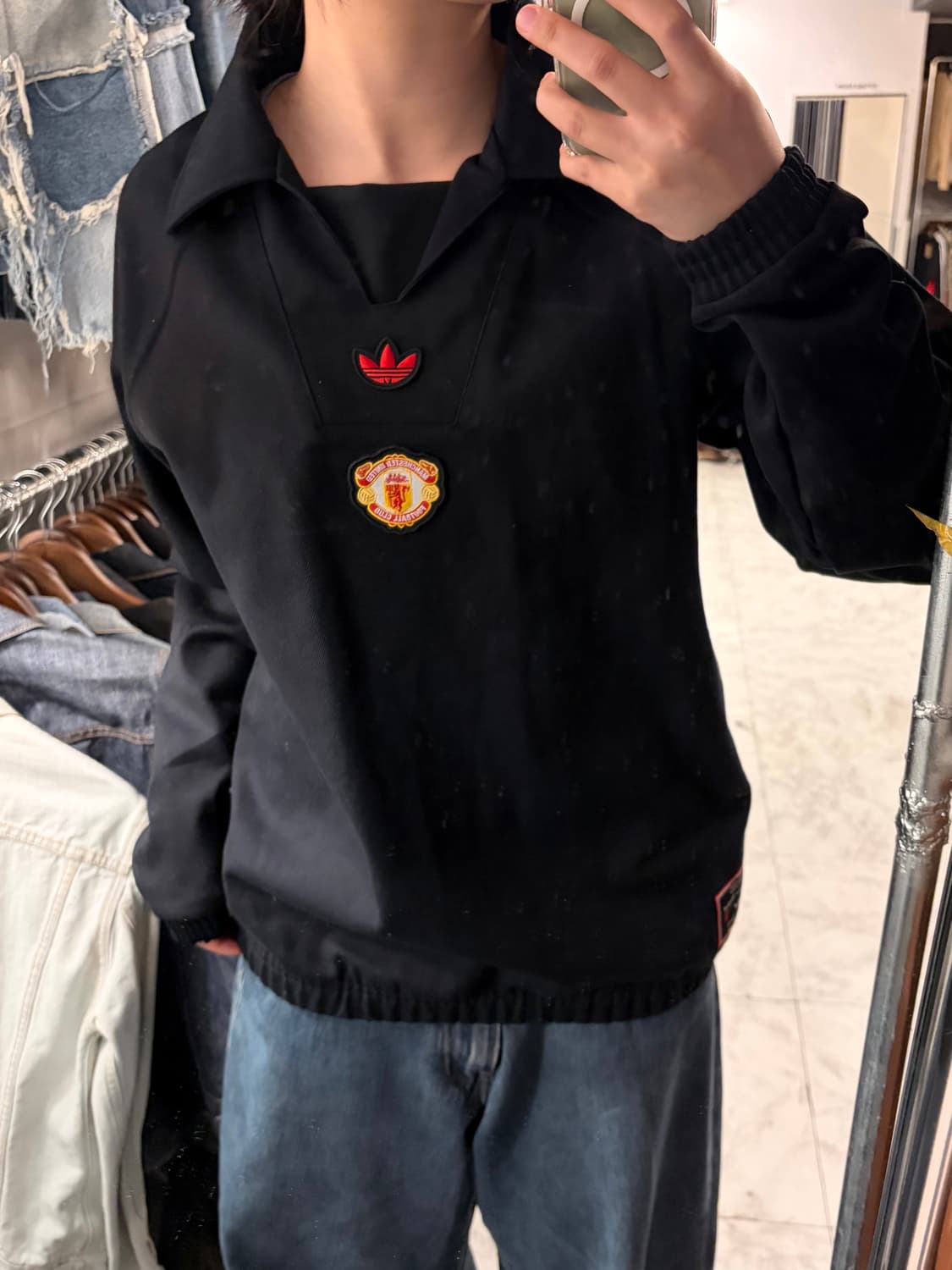 (정품/M) 아디다스 맨체스터 유니이티드 아이콘 드릴탑 a1 상품이미지1