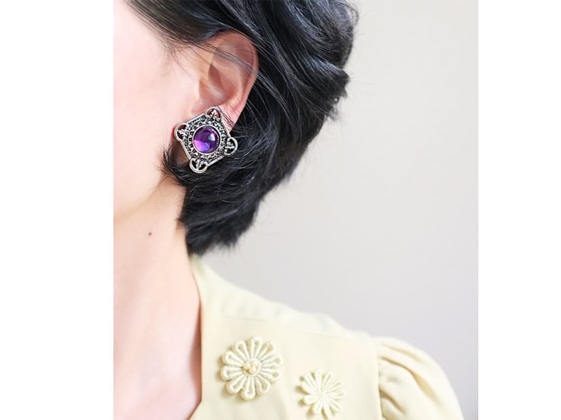 90년대 Avon 포인트 빈티지 귀찌 귀걸이 주얼리 상품이미지1