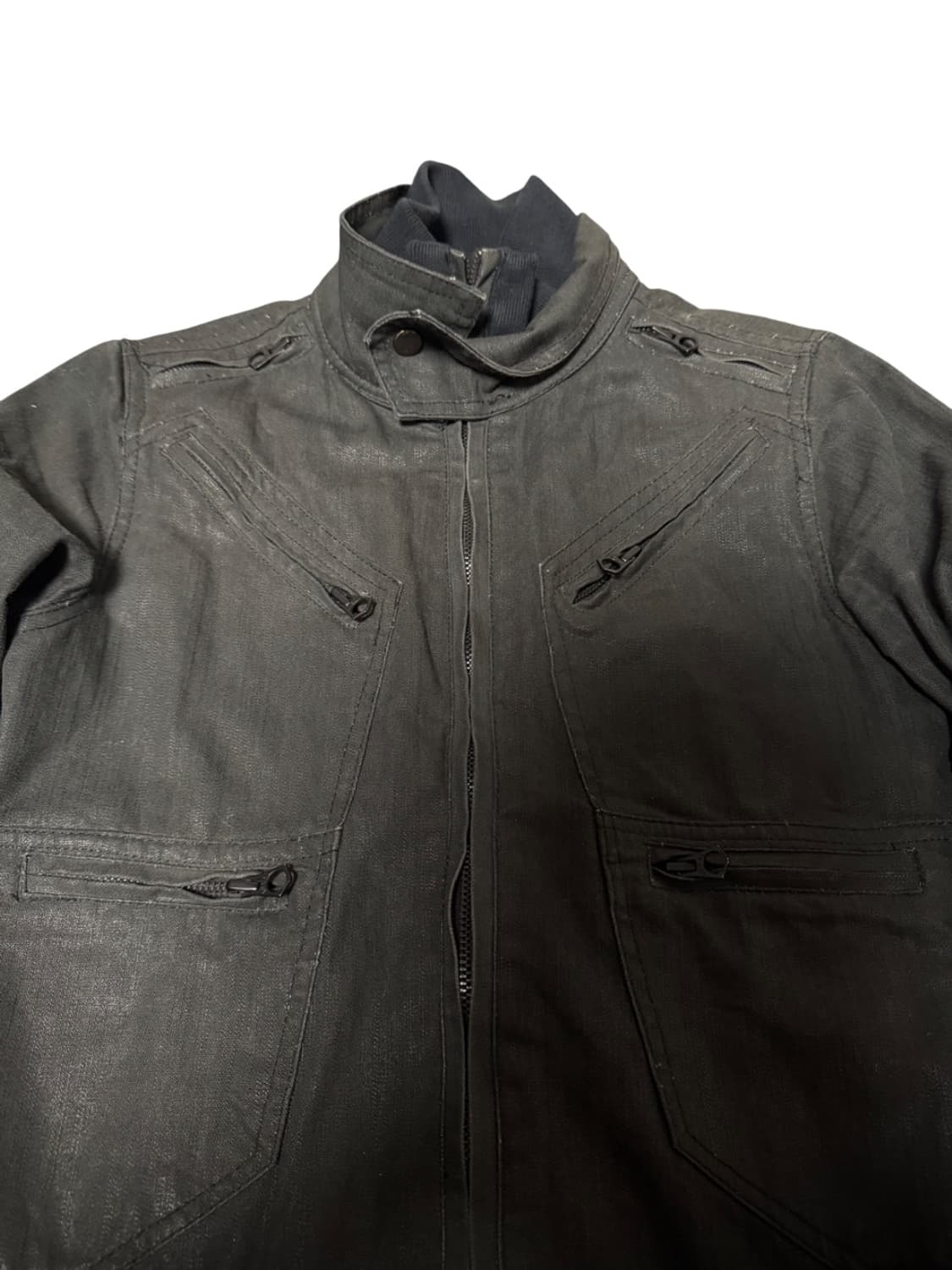 Fuga 00s rare coating rider jacket 상품이미지2