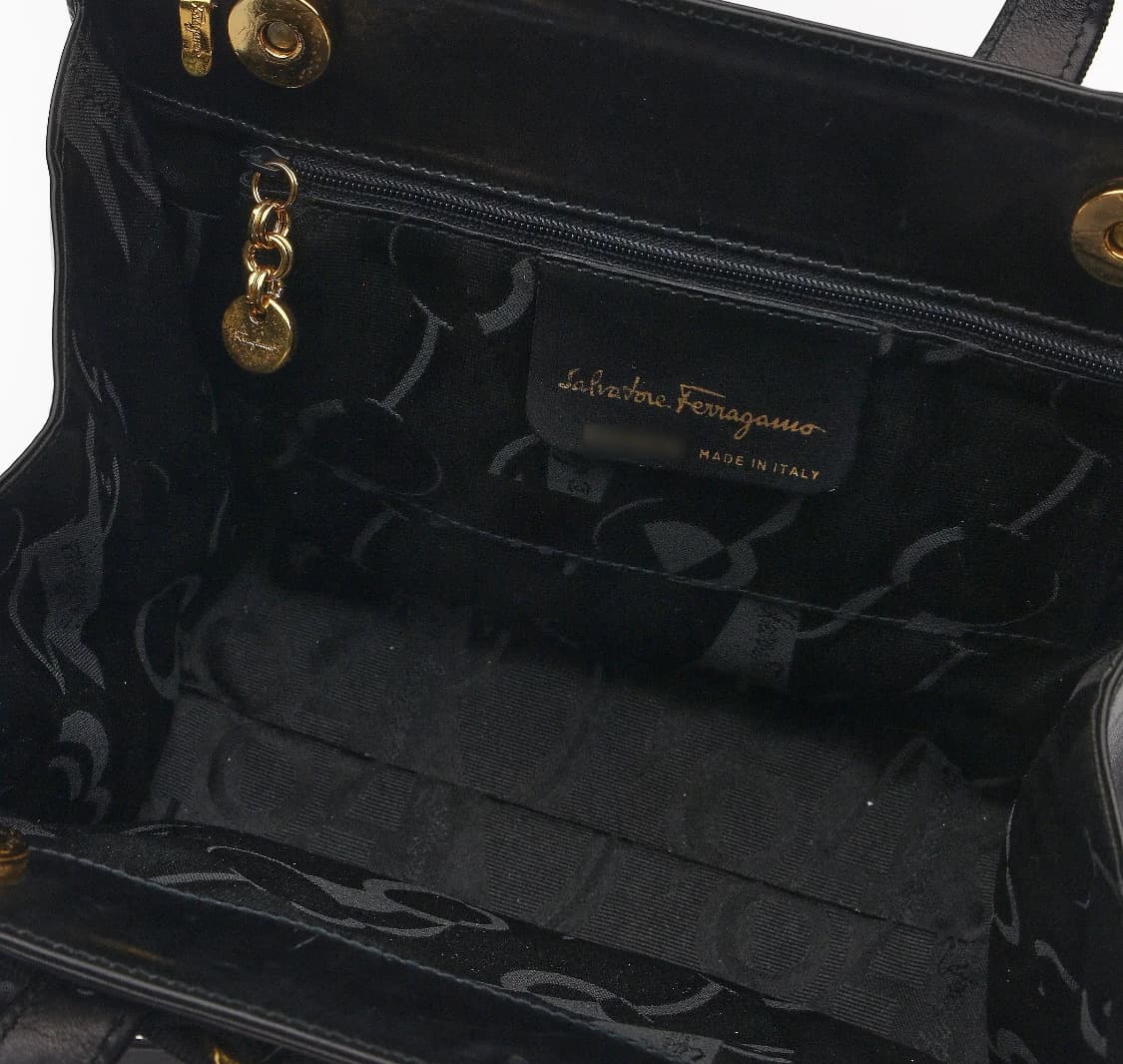 [A급] 페라가모 탑핸들 토트백 블랙 판매합니다!!! 상품이미지7