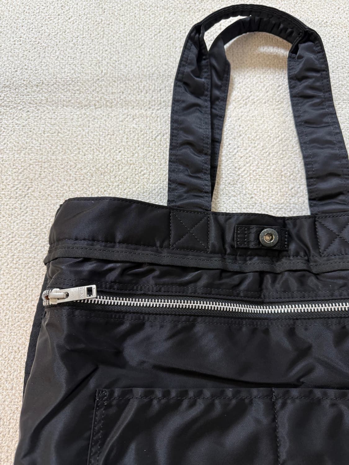 PORTER 신형 포터 탱커 토트백 블랙 상품이미지9