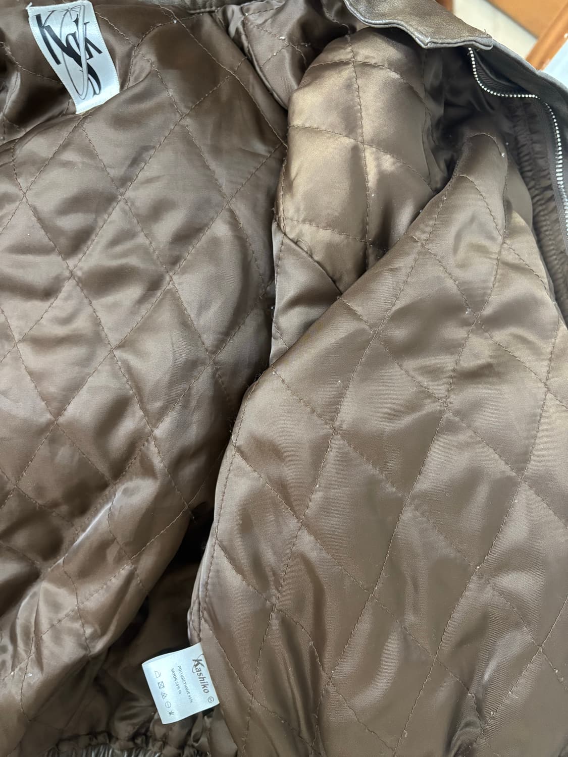 카시코 얀트라 레더자켓 브라운 상품이미지4