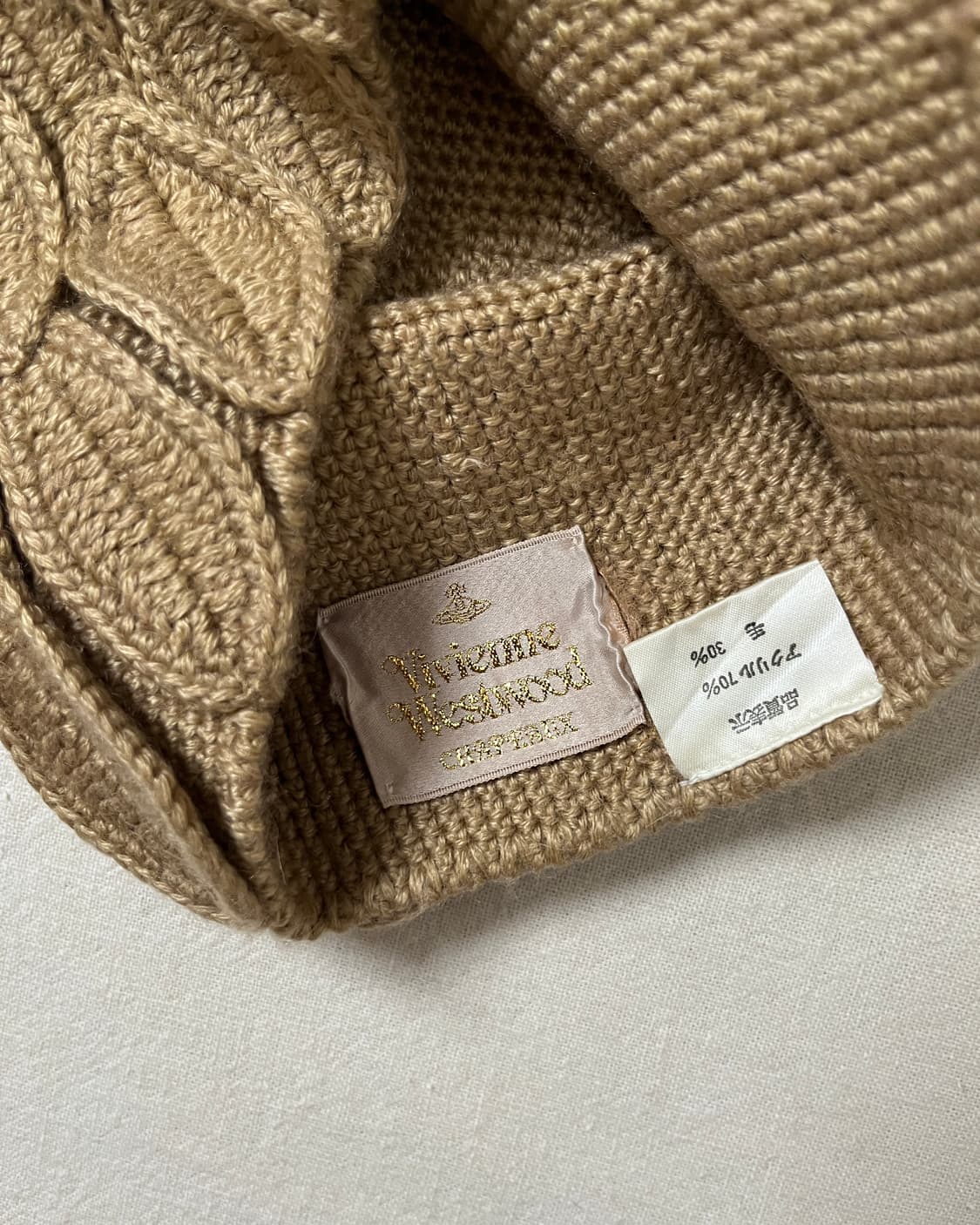 비비안웨스트우드 리프 니트햇 vivien westwood 세일러햇 상품이미지6