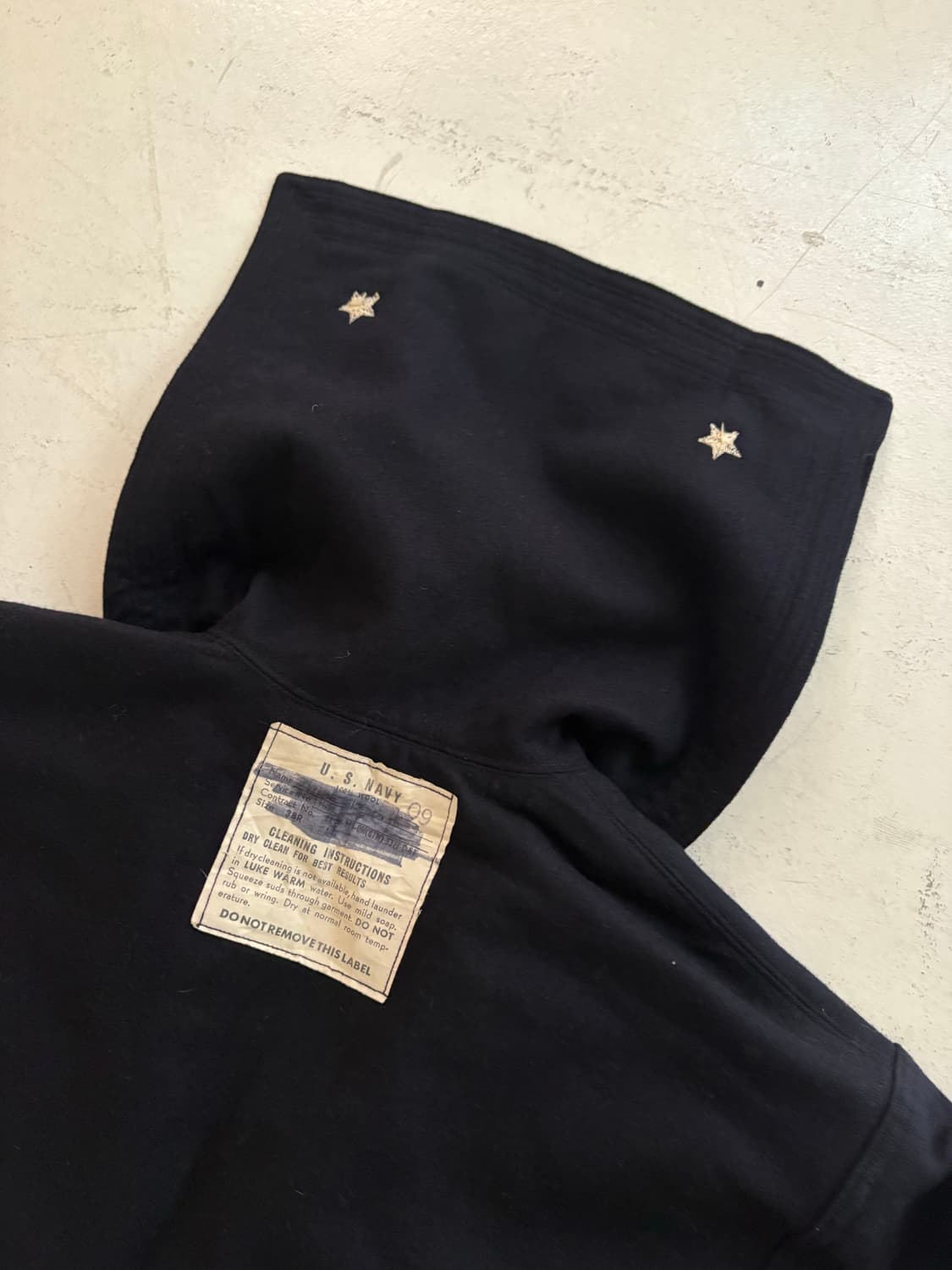 60's WWII USN Sailor Wool Uniform Shirt. 상품이미지8