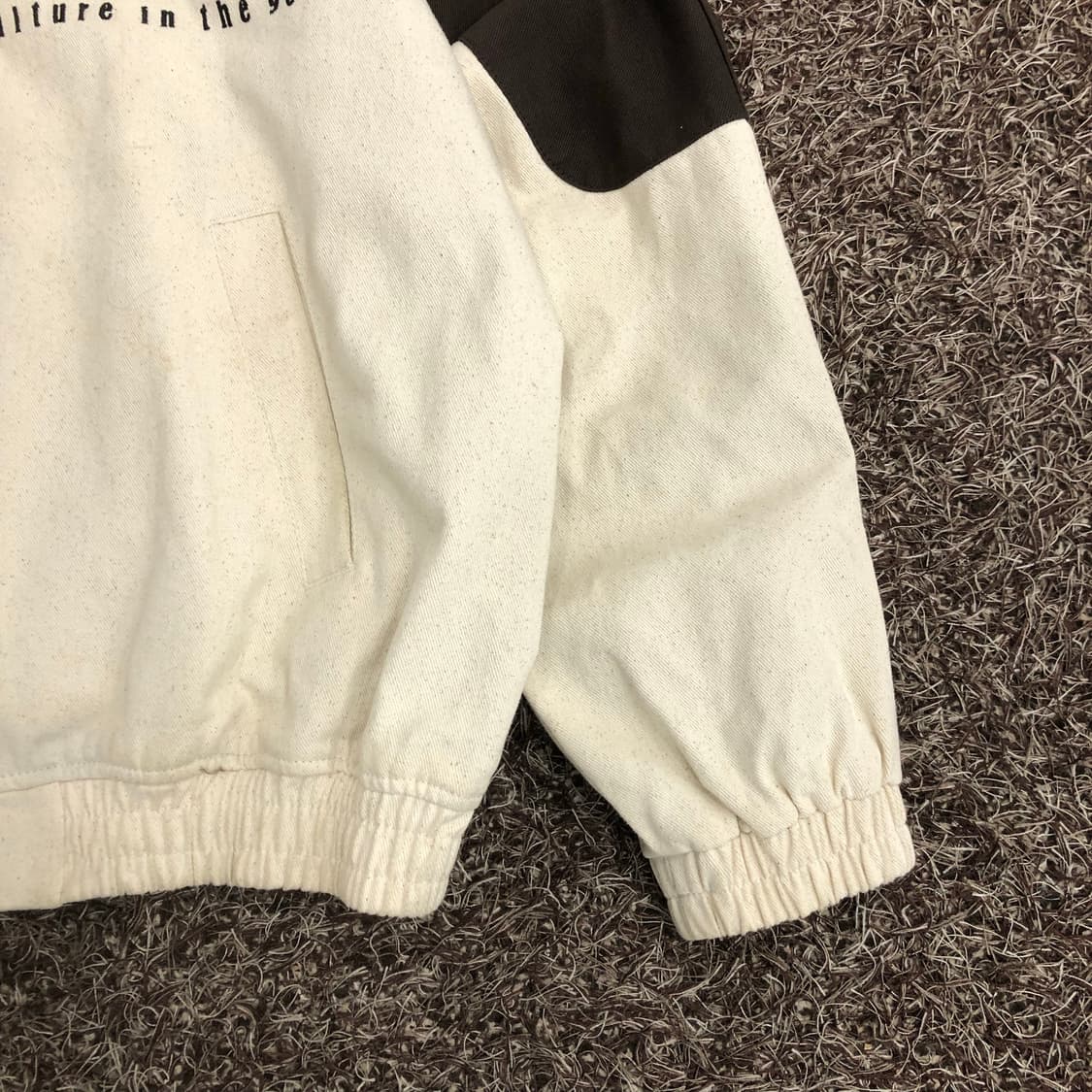 1993스튜디오 빈티지 코튼 트윌 투웨이 바이커 자켓 상품이미지2