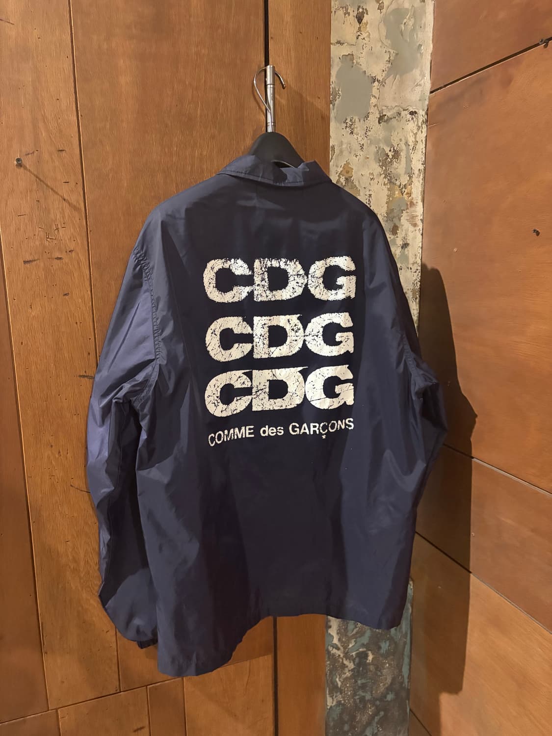 꼼데가르송 굿디자인샵 CDG 네이비 코치자켓 상품이미지1
