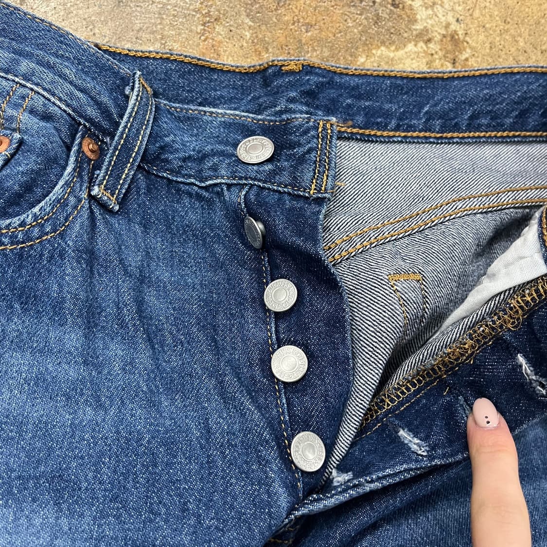 [정품] 리바이스 데님 청바지 진청 b17 상품이미지9