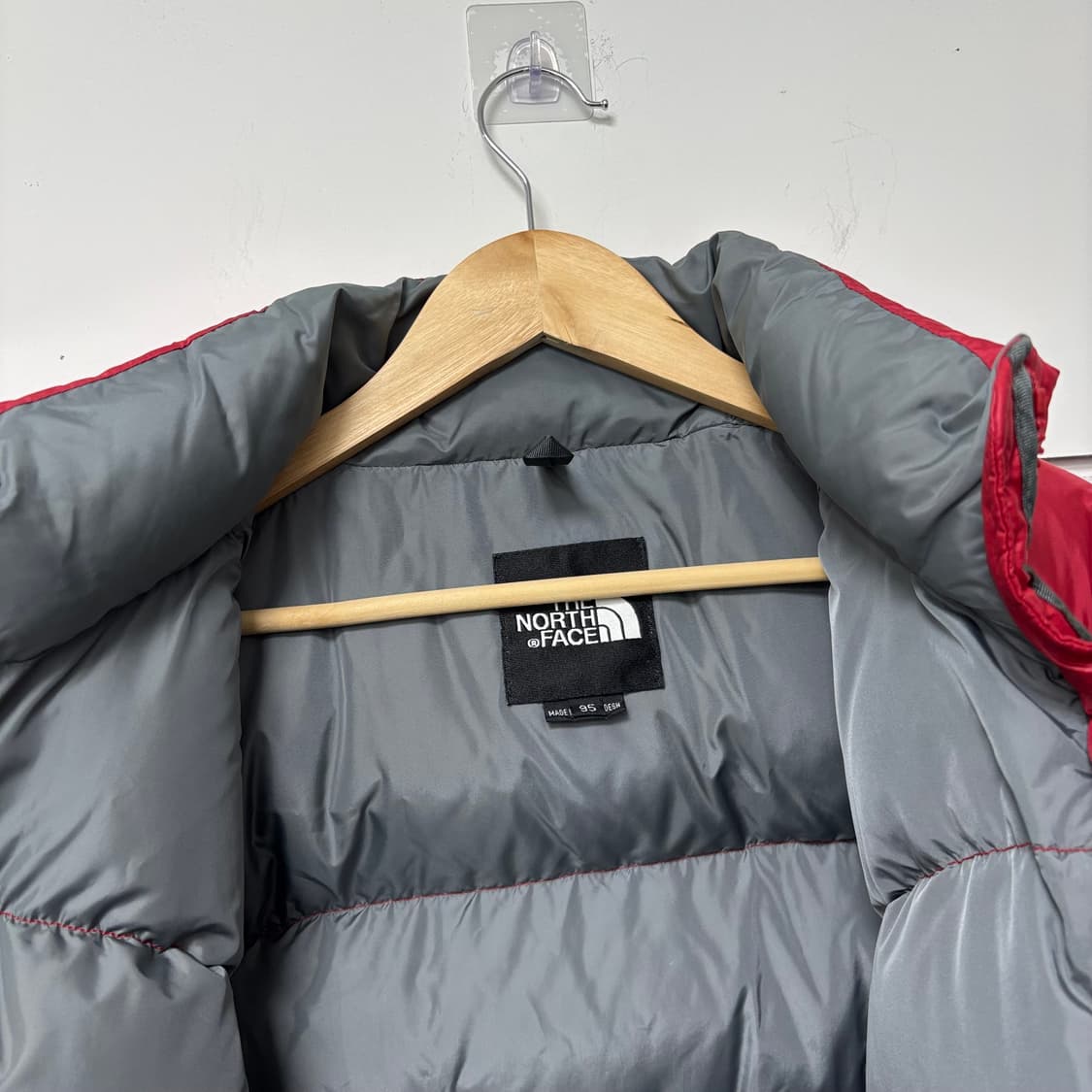 노스페이스 레드 눕시 패딩 상품이미지4