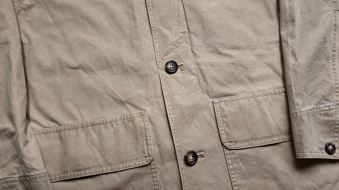 L.L.Bean 엘엘빈 헌팅 자켓 소가죽 카라 상품이미지2