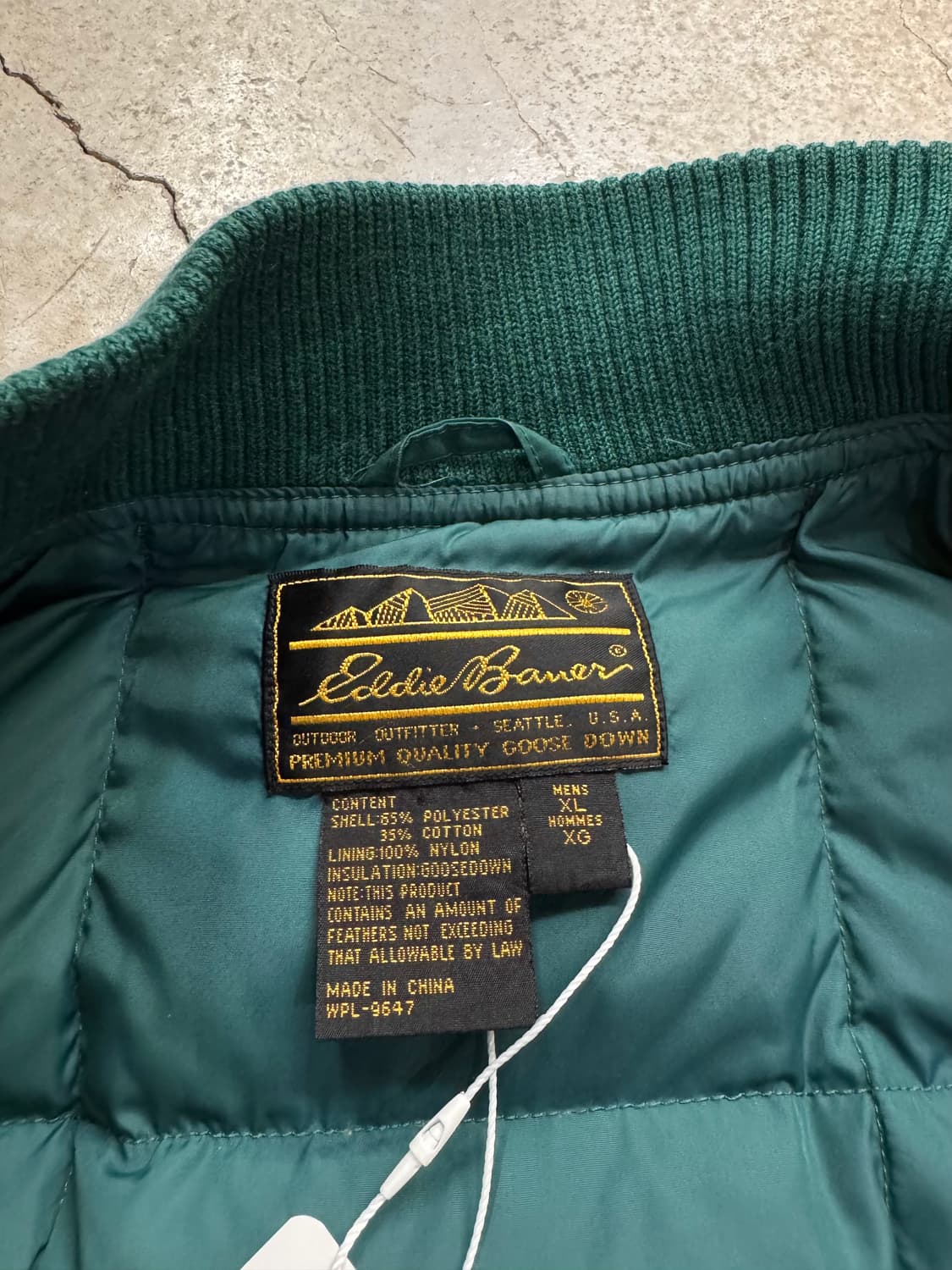 90s 에디바우어 구스다운 베스트 상품이미지6