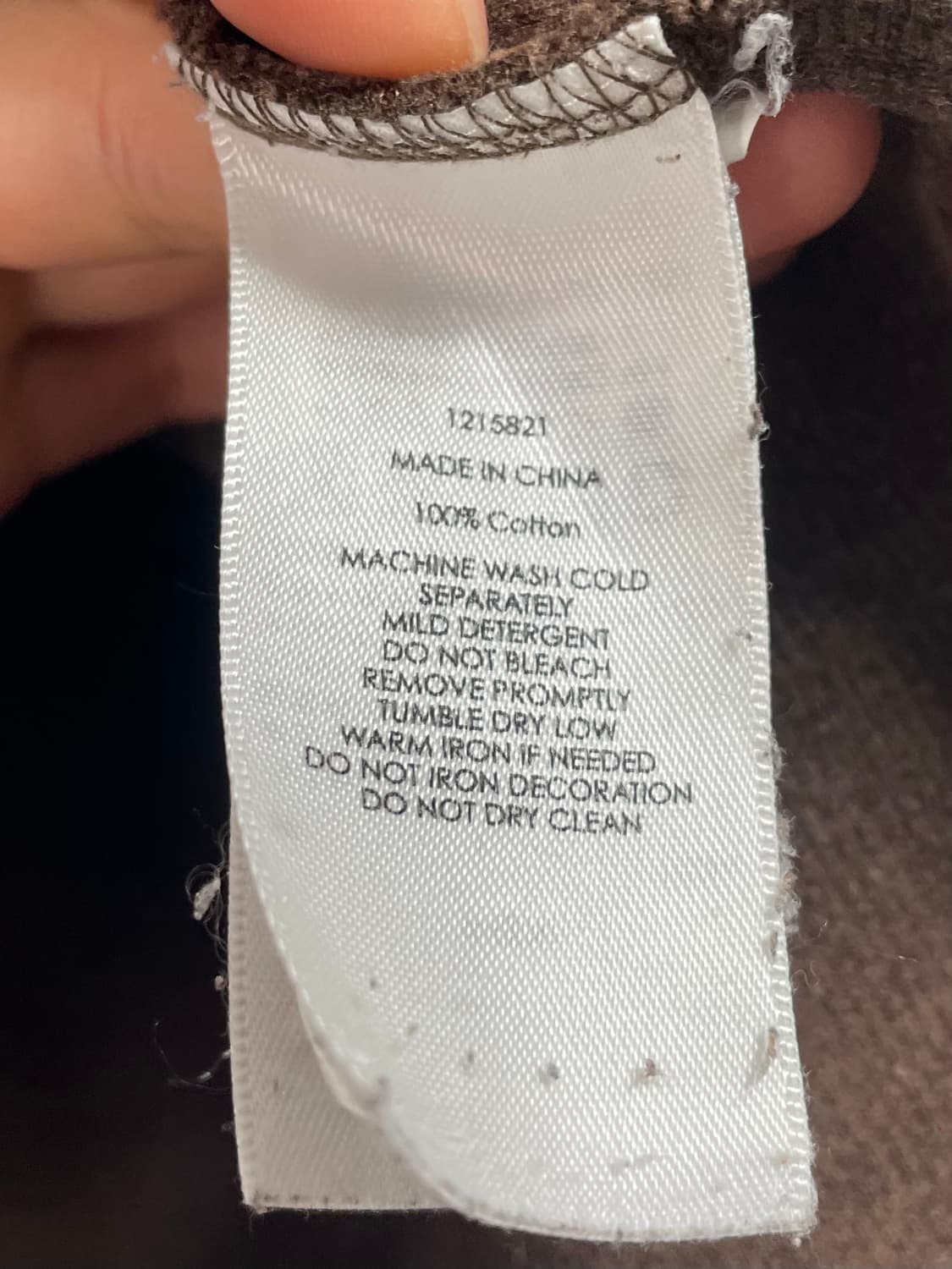 폴로 랄프로렌 브라운 반집업 맨투맨 (on.09)   상품이미지5