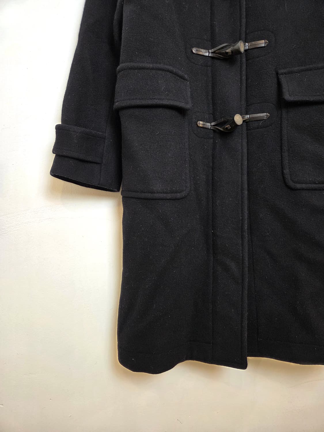 블랙 떡볶이 울 코트 상품이미지3