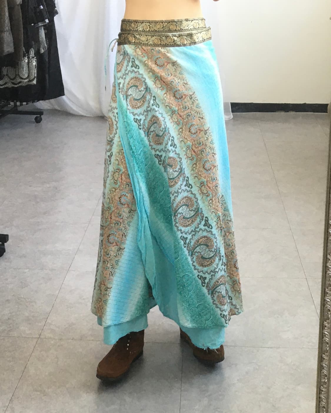 Ethnic mood wrap skirt 상품이미지8