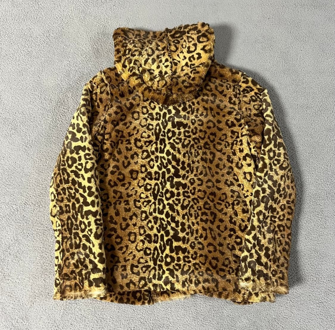 Leopard Fur hoodie / 에눌 가능😍 상품이미지3