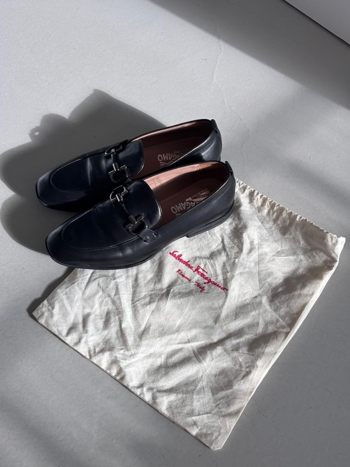 Vintage Ferragamo Leather Loafer 상품이미지1