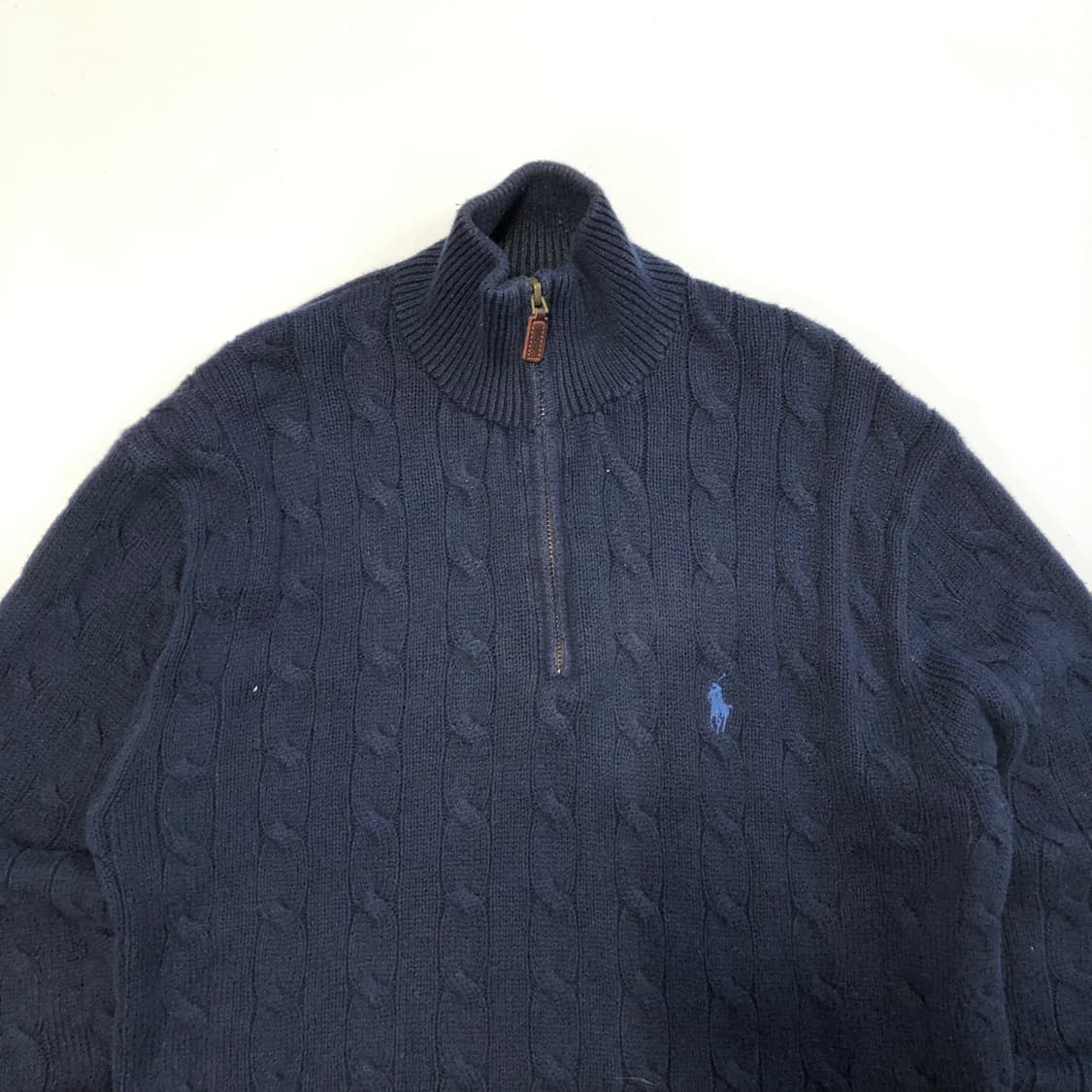 폴로랄프로렌 반집업 꽈배기니트  상품이미지4