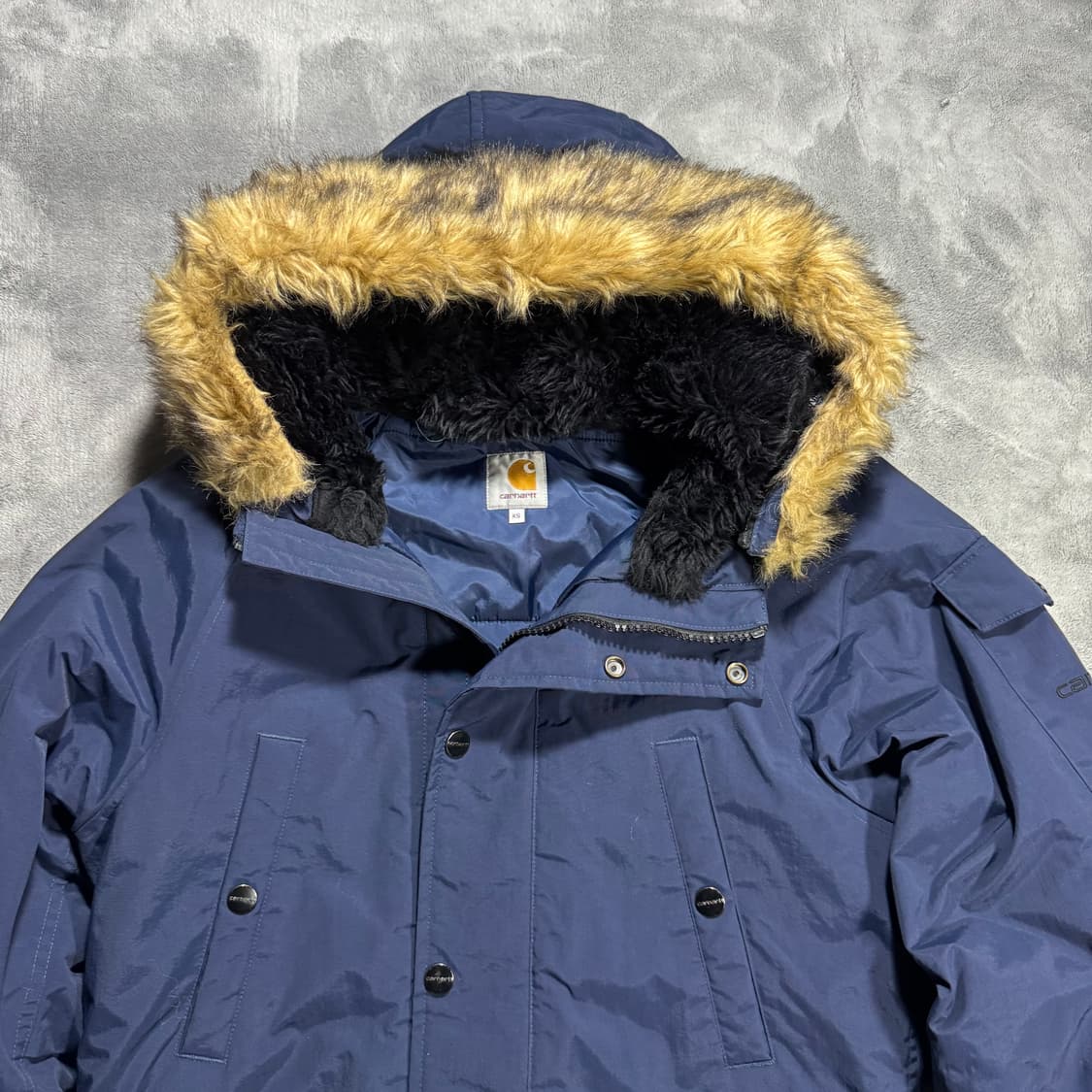 칼하트 네이비 앵커리지 파카 상품이미지2
