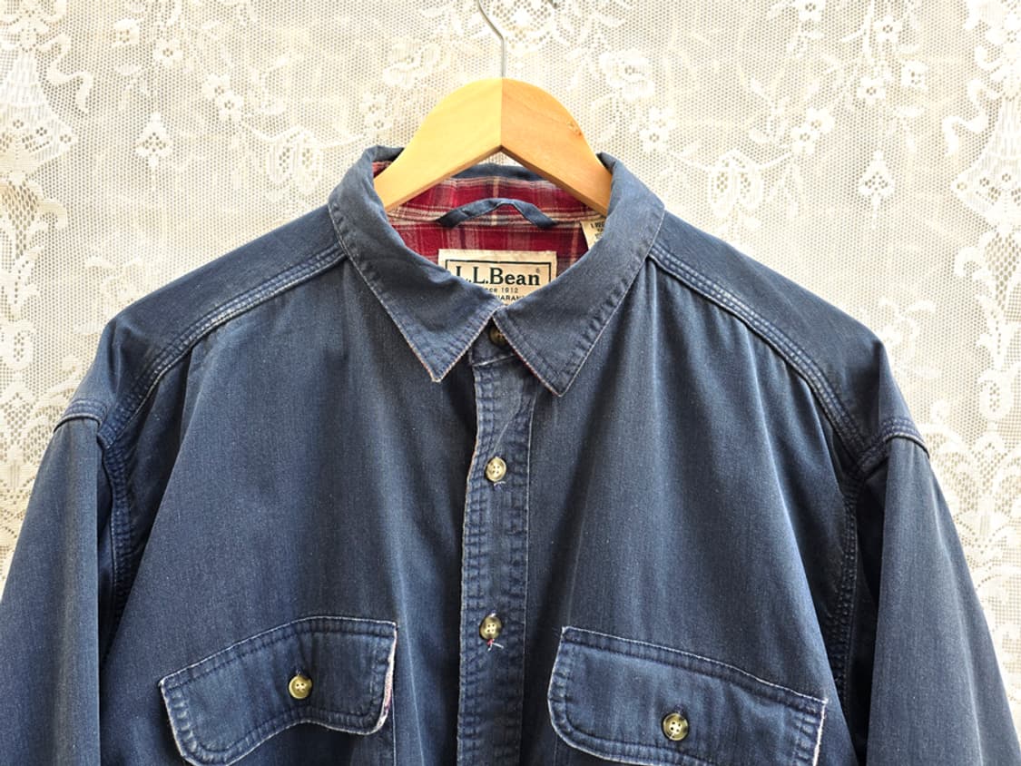 90s 엘엘빈 워크 셔츠 (made in canada) 상품이미지2