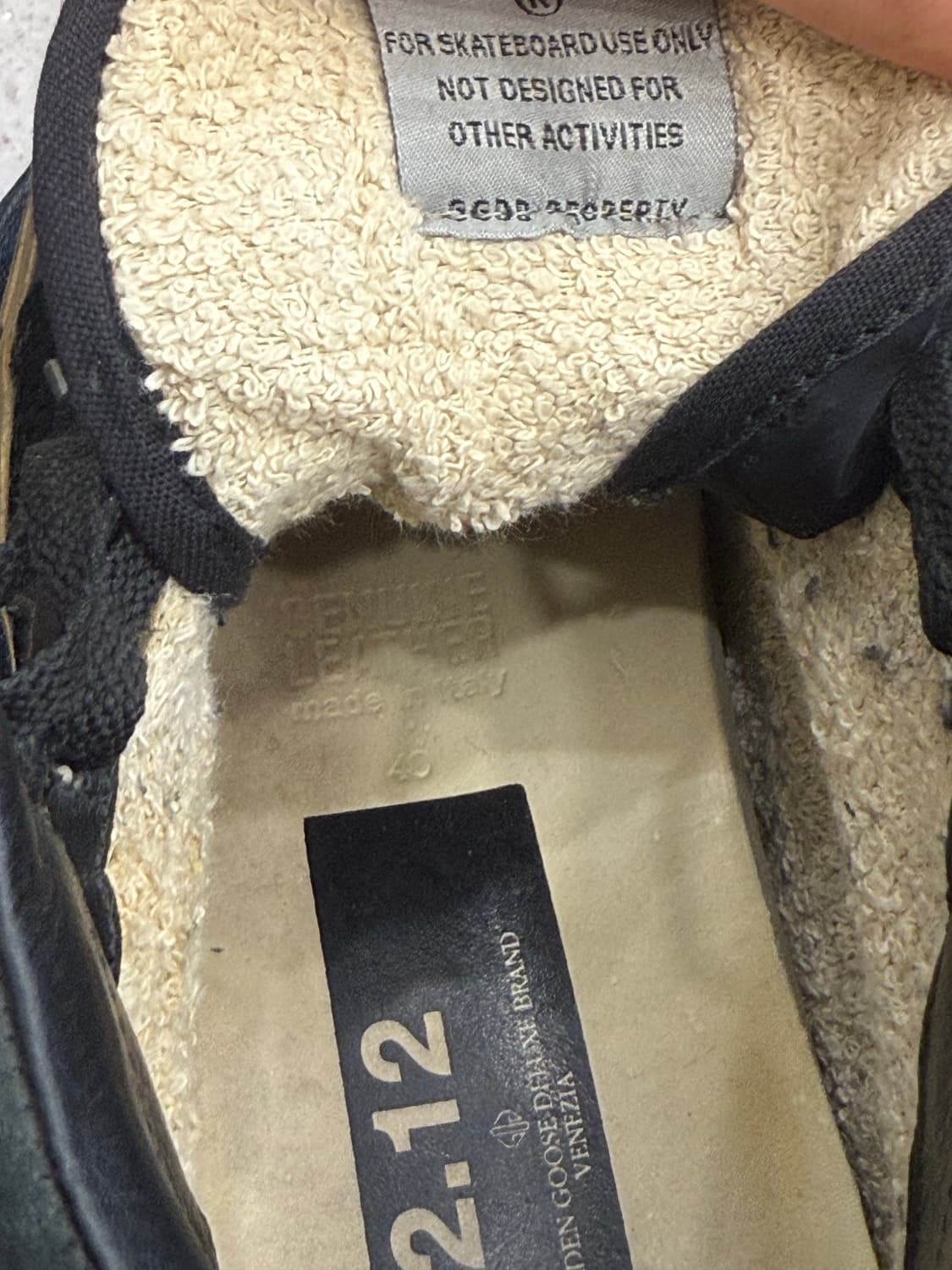 골든구스 하이탑 블랙 상품이미지4