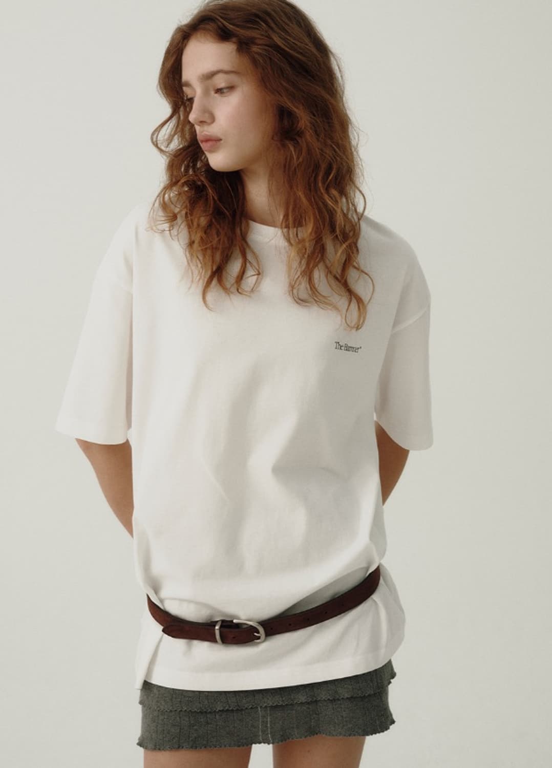 더바넷 Flower Basket T-Shirt_White S 상품이미지3