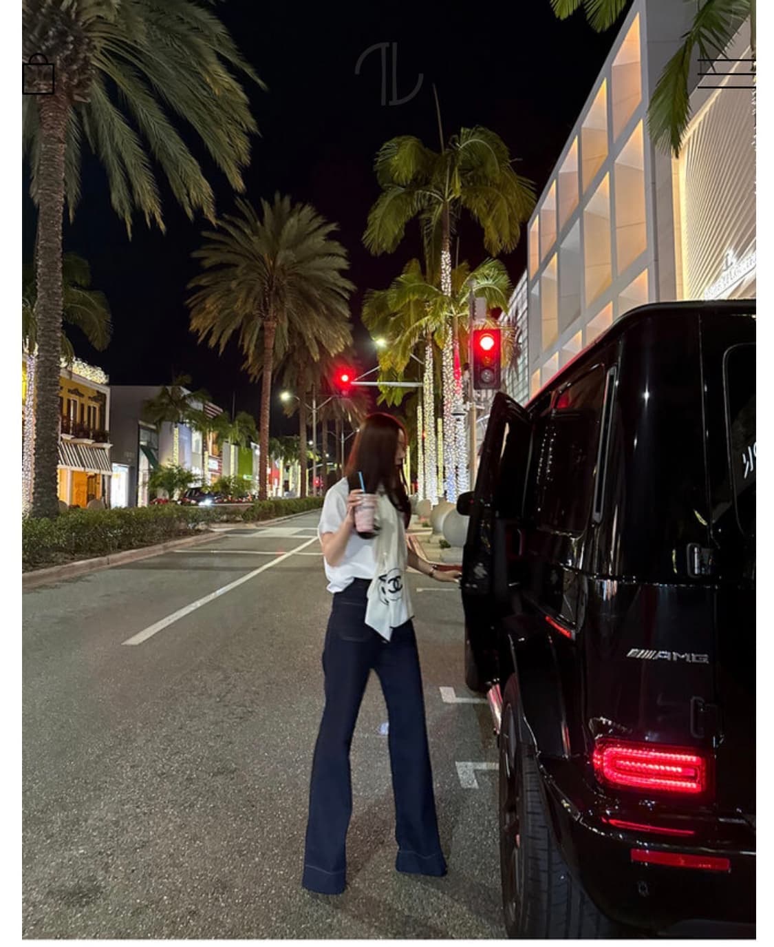 더로랑 THELAURENT INDIGO wide denim(S,오리지널) 상품이미지2