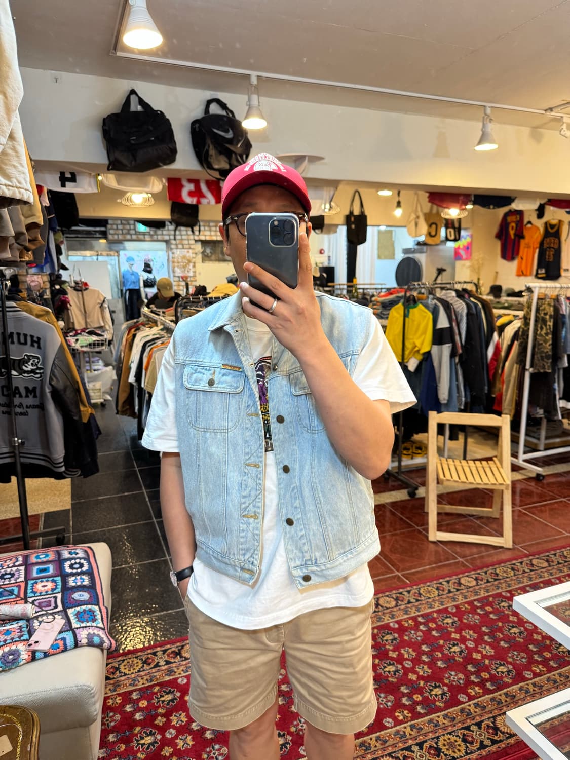 BRAXTON Y2K 빈티지 데님 베스트 L 상품이미지8