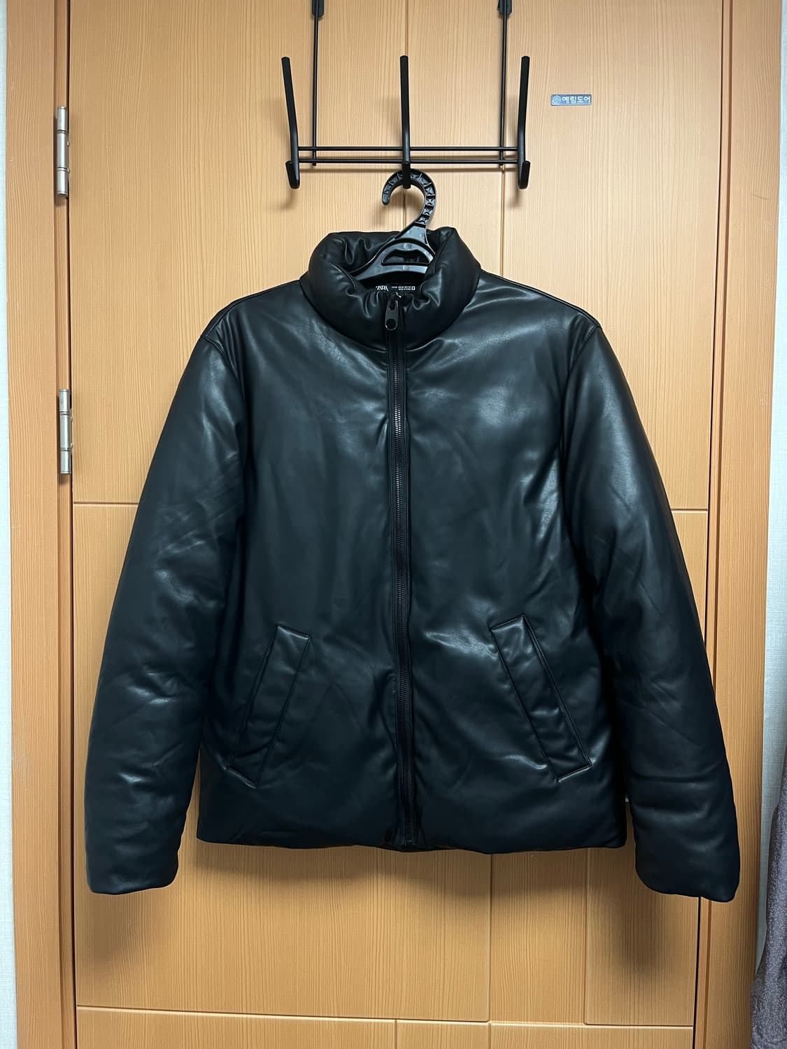 자라 zara 비건레더 푸퍼 패딩 점퍼 상품이미지1