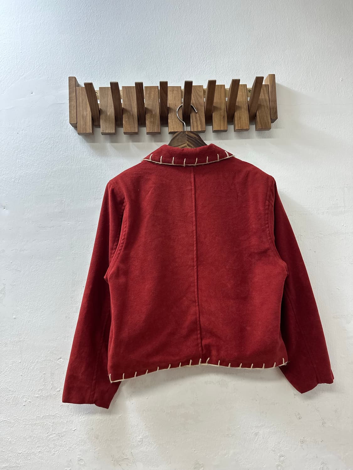 일본빈티지 스티치 라인 디테일 포인트 자켓 숏 코트 상품이미지7