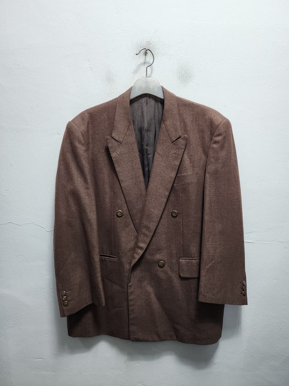 핸드메이드 90s 모직 더블브레스티드 블레이저 상품이미지1