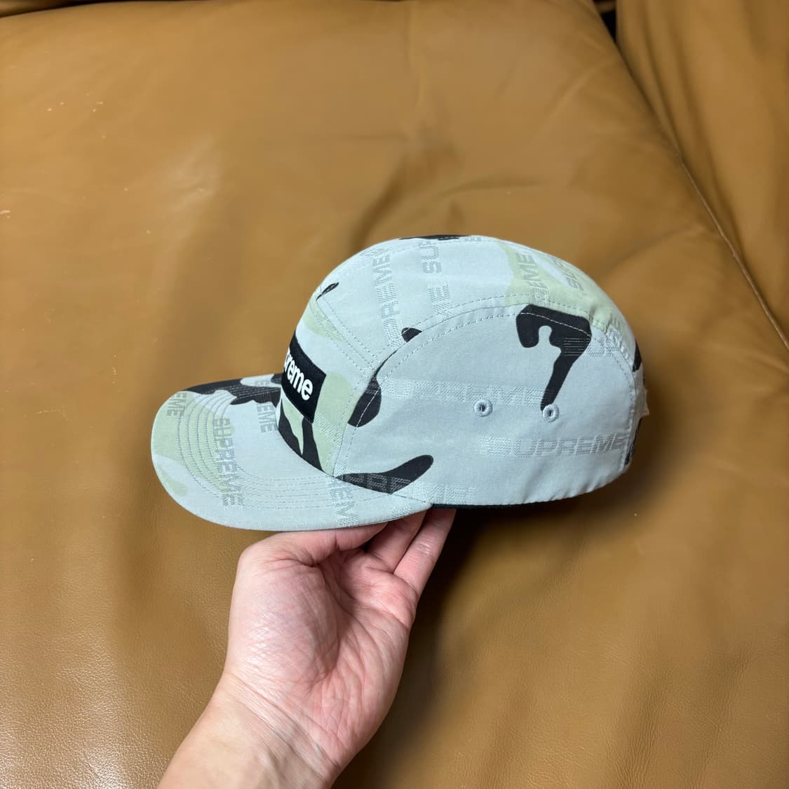 슈프림 캠프캡 모자 박스로고 카모 상품이미지4