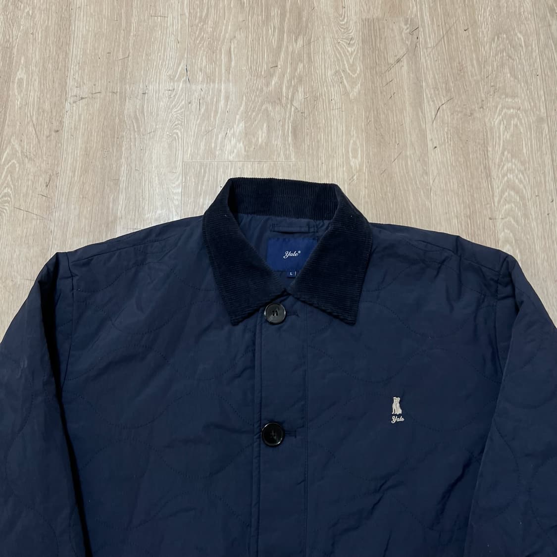 예일 남성 카라 퀼팅자켓 L/100  상품이미지2