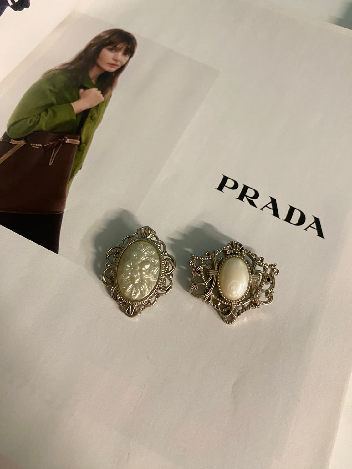 수입 빈티지 브로치 카메오 상품이미지3