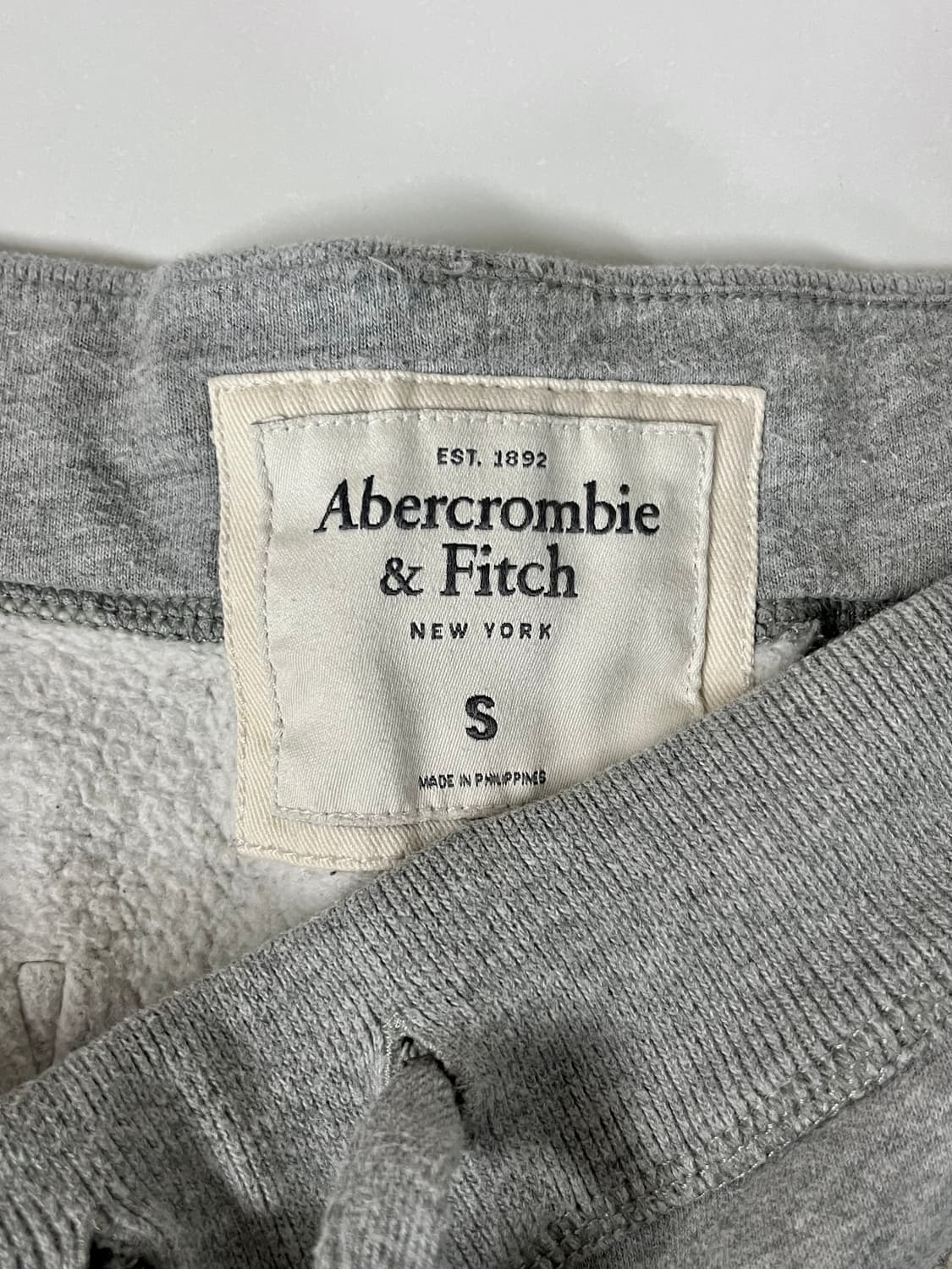 S) 아베크롬비 기모 트레이닝 팬츠 그레이 상품이미지4