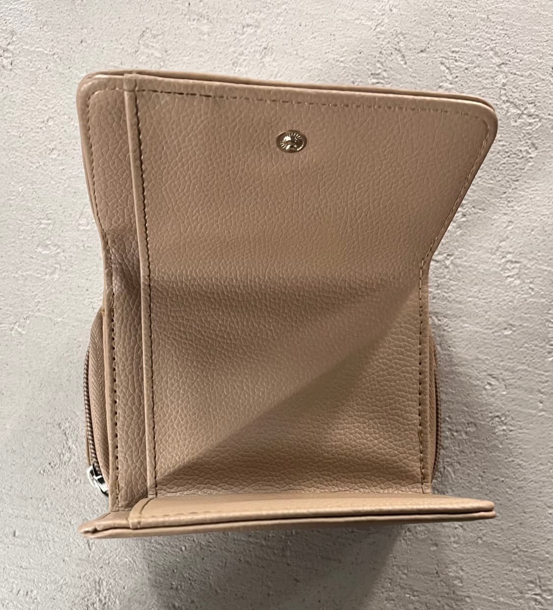 주카 Zucca 3단 반지갑 베이지 상품이미지6