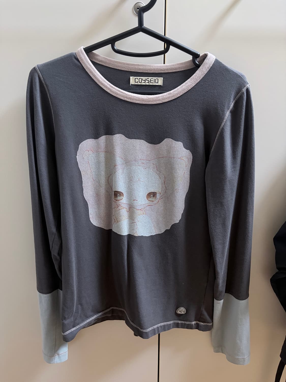 코이세이오 BLUSH LONGSLEEVES CHARCOAL 상품이미지2