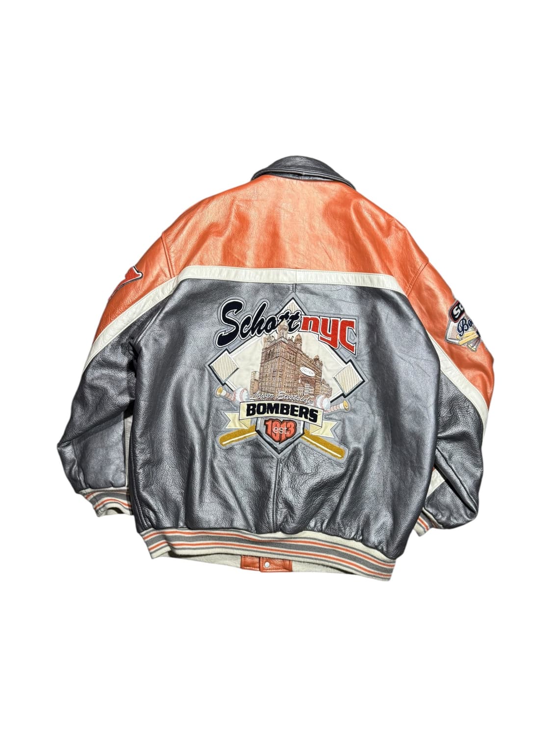 Schott 쇼트 eastside bomber 레더 자켓 상품이미지2