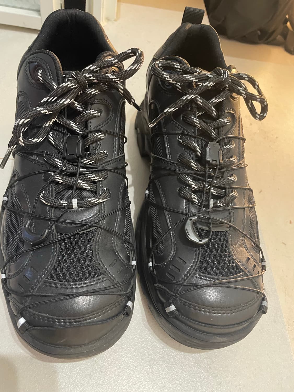 미스틱프로젝트 SOPJECT-P01 블랙 스니커즈 상품이미지6