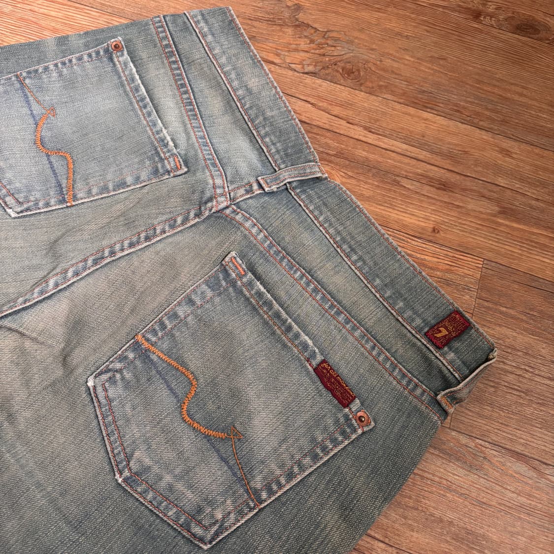 세븐진 29 부츠컷 데님 청바지 슬림 미국 수입 정품  상품이미지9