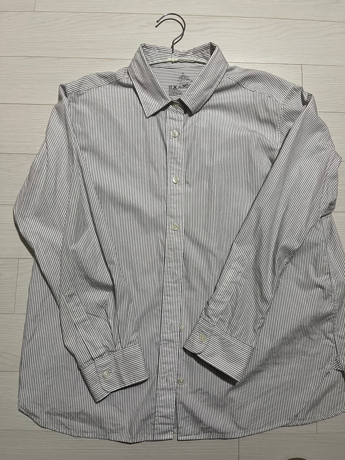 무인양품 스트라이프 셔츠 상품이미지1