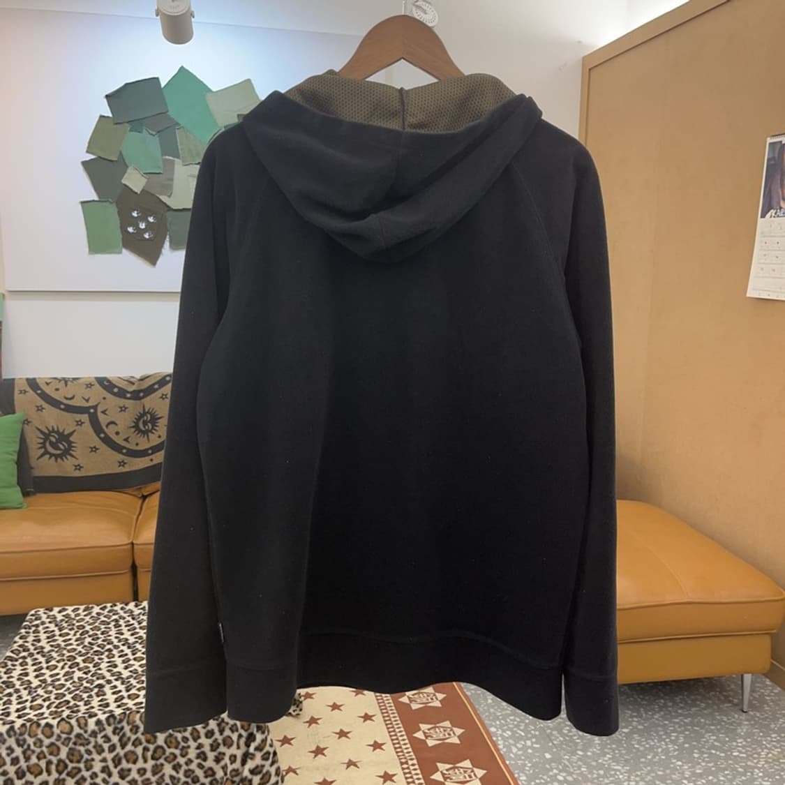 스투시 올드스쿨 베이직 빈티지 무지 후드집업 L C09432 상품이미지4