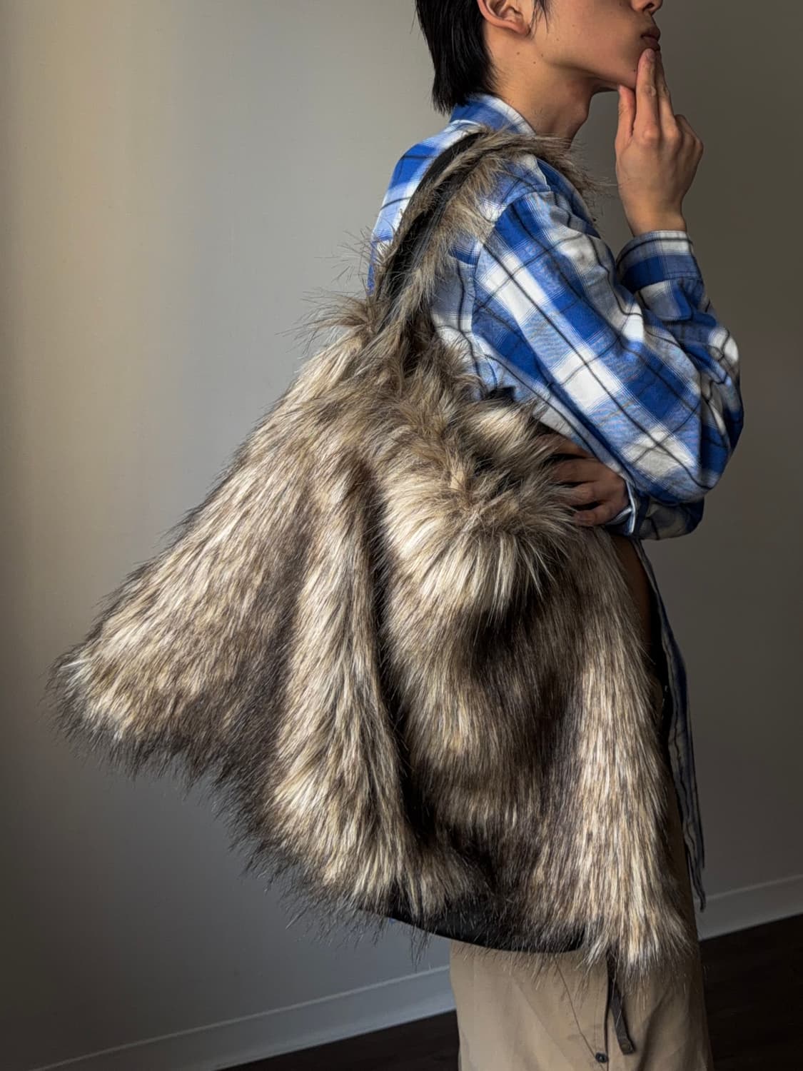 TAAE 002 폭스 퍼 빅 백 상품이미지1