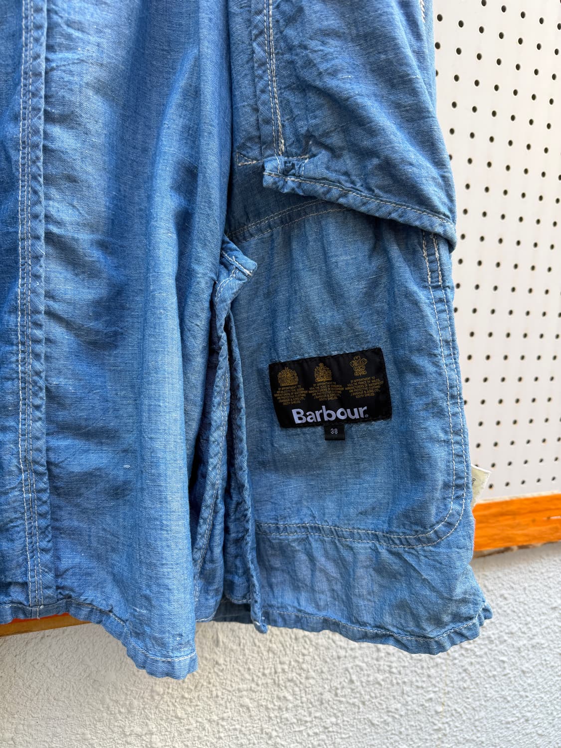 BARBOUR BEDALE CHAMBRAY 바버 비데일 샴브레이자켓 상품이미지10