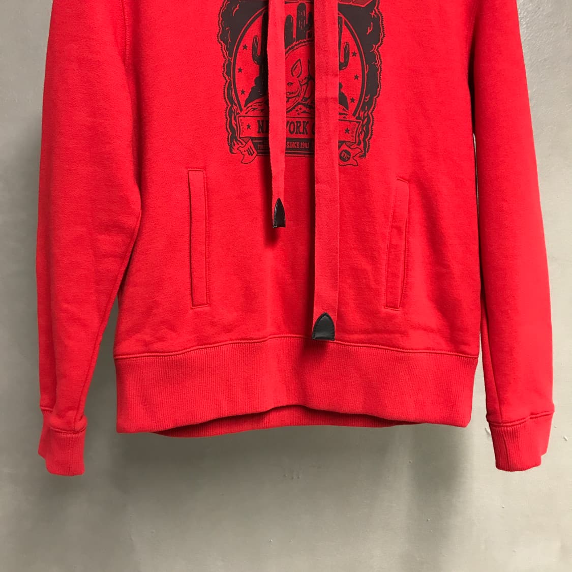 COACH 코치 후드티 레드 XS(W) 상품이미지3