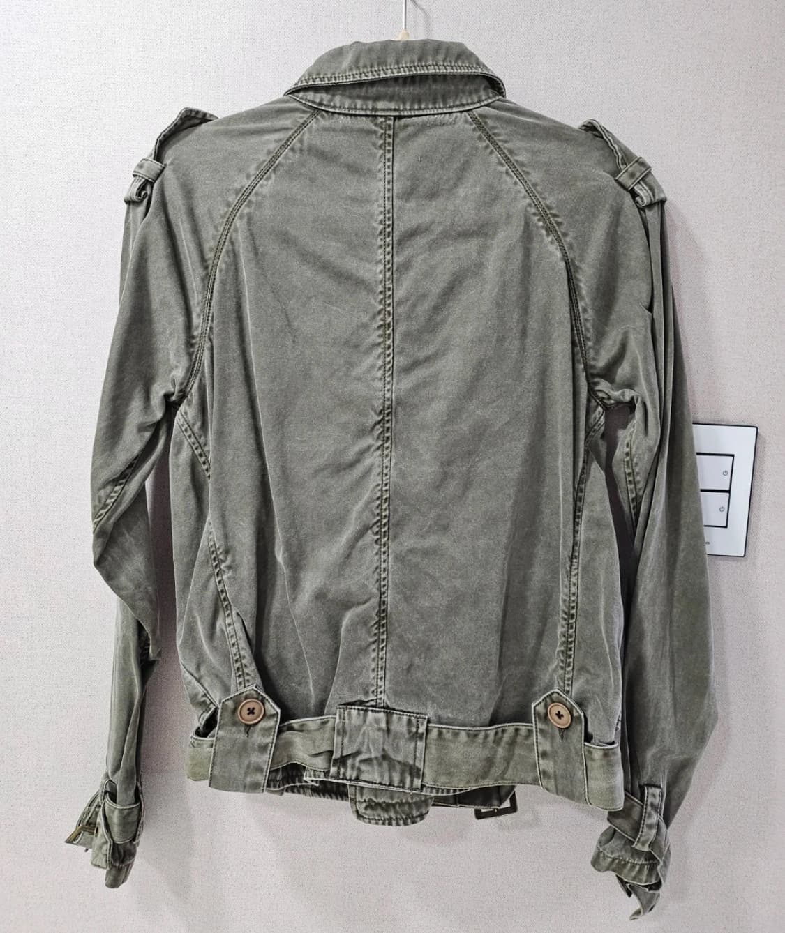 밀리터리 워싱 자켓 상품이미지3