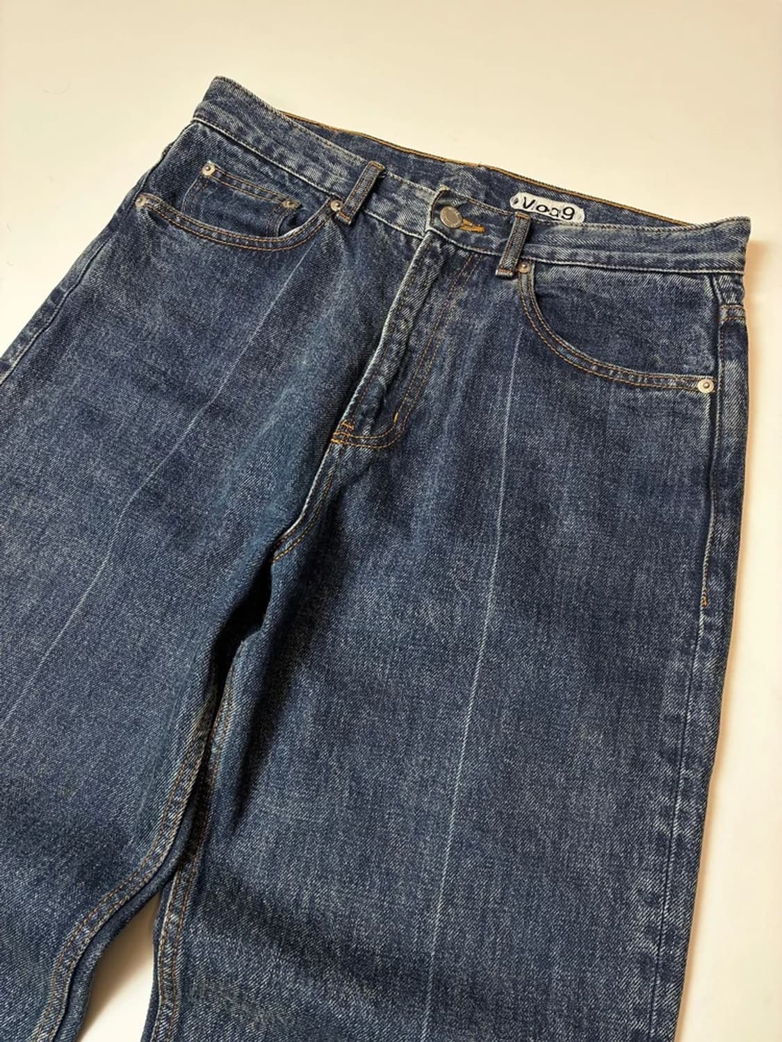 모드나인 블랙 스타더스트 스트레이트 데님 팬츠 PN9340 상품이미지2