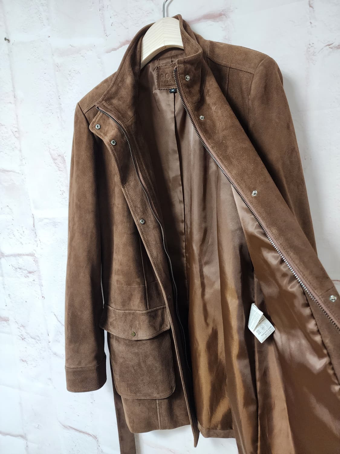 로보 스웨이드 트렌치 코트 상품이미지8