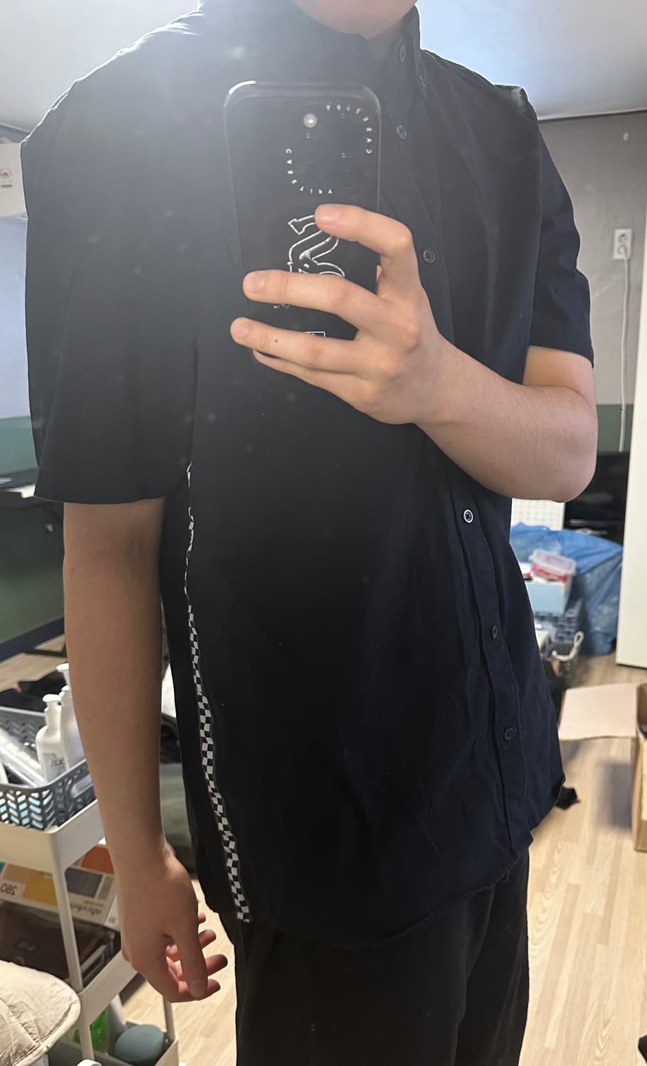 반스 반팔 셔츠 L 상품이미지3